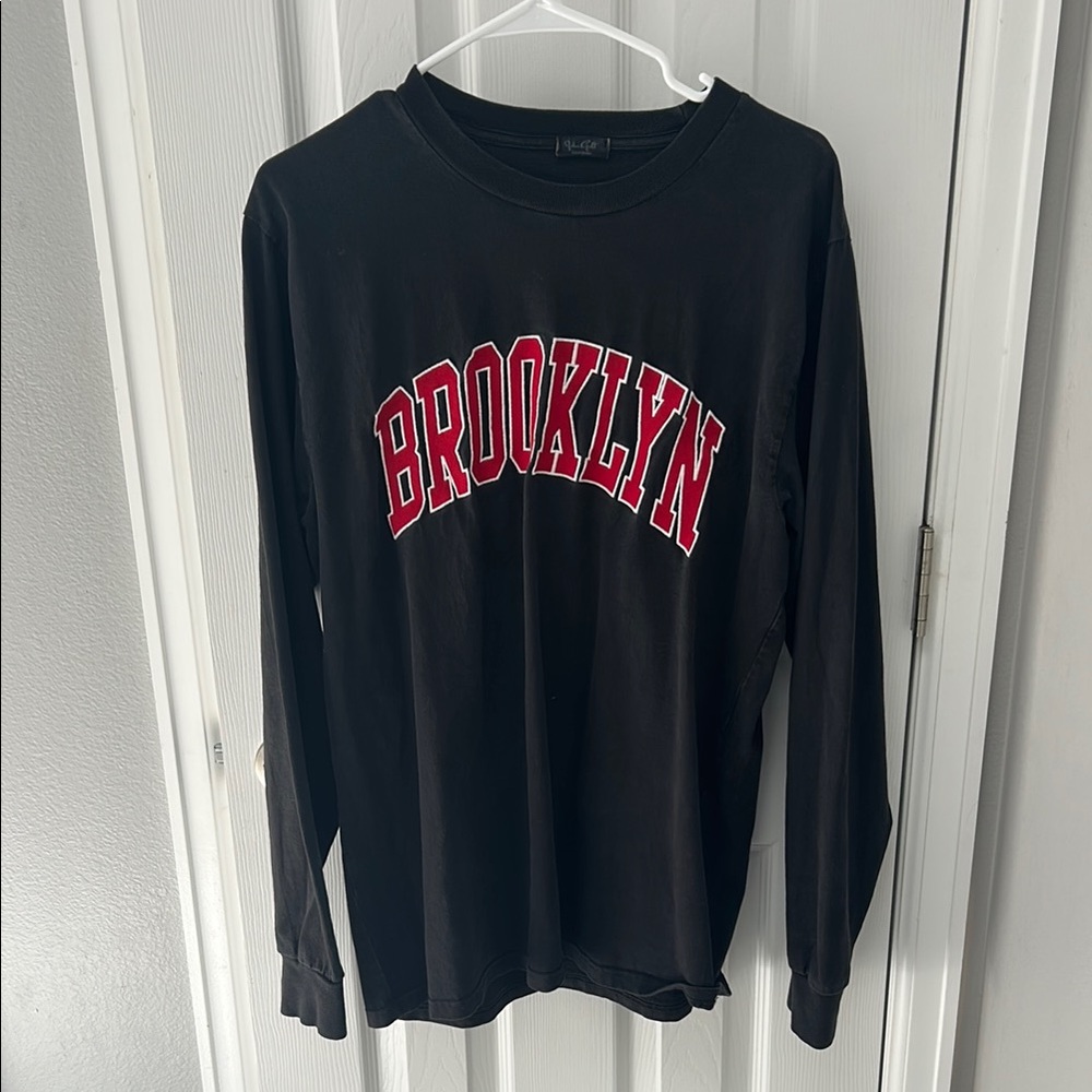 Black Long Sleeve Brooklyn Shirt